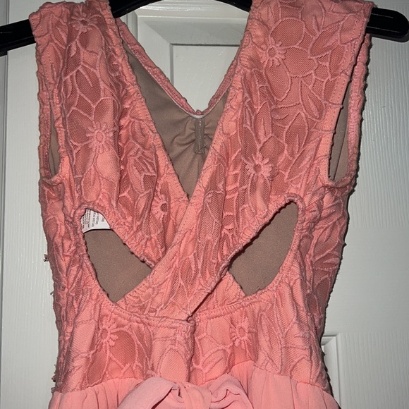 Weissman Peach Lace 9400 Heaven’s Door Lyrical Costume LC - Picture 6 of 8